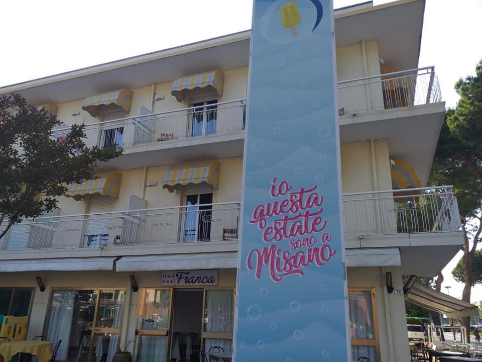 Hotel Franca Misano Adriatico Exterior foto